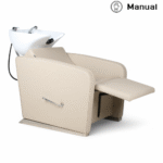 LAVATESTA PARRUCCHIERE | ELARA BEIGE | SIMILPELLE BEIGE CON ALZA GAMBE MANUALE