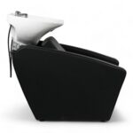 LAVATESTA PARRUCCHIERE | ELICE | SIMILPELLE NERA CON ALZA GAMBE ELETTRICO - immagine 3