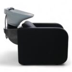 LAVATESTA PARRUCCHIERE | KARI | SIMILPELLE NERA CON ALZA GAMBE ELETTRICO - immagine 5