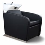 LAVATESTA PARRUCCHIERE | METIS | SIMILPELLE NERA CON ALZA GAMBE ELETTRICO - immagine 3