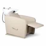 LAVATESTA PARRUCCHIERE | ELARA BEIGE | SIMILPELLE BEIGE CON ALZA GAMBE MANUALE - immagine 2