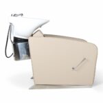 LAVATESTA PARRUCCHIERE | ELARA BEIGE | SIMILPELLE BEIGE CON ALZA GAMBE MANUALE - immagine 3