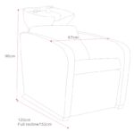 LAVATESTA PARRUCCHIERE | ELARA BEIGE | SIMILPELLE BEIGE CON ALZA GAMBE MANUALE - immagine 5