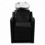 LAVATESTA PARRUCCHIERE | LOGE | SIMILPELLE NERA CON ALZA GAMBE ELETTRICO E MASSAGGIO - immagine 4