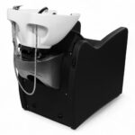 LAVATESTA PARRUCCHIERE | LOGE | SIMILPELLE NERA CON ALZA GAMBE ELETTRICO E MASSAGGIO - immagine 6