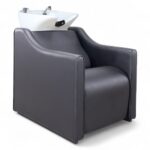 LAVATESTA PARRUCCHIERE | MOON | SIMILPELLE NERA CON ALZA GAMBE ELETTRICO - immagine 3