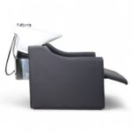 LAVATESTA PARRUCCHIERE | MOON | SIMILPELLE NERA CON ALZA GAMBE ELETTRICO - immagine 4