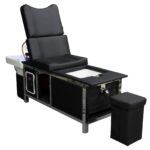 LETTINO HEAD SPA | SIMILPELLE NERA CON PEDICURE E ACCESSORI BEAUTY - immagine 3