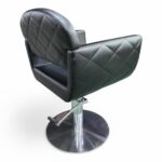 POLTRONA PARRUCCHIERE | MIRTO | SIMILPELLE NERA CON POMPA IDRAULICA - immagine 5
