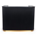 RECEPTION | SAMARIO | NERA CON BASE ORO 140 CM