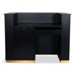 RECEPTION | SAMARIO | NERA CON BASE ORO 140 CM - immagine 2