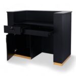 RECEPTION | SAMARIO | NERA CON BASE ORO 140 CM - immagine 3
