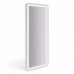 POSTAZIONE SPECCHIO | VEGA.SILVER | LED E INSERTI ARGENTO