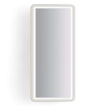 POSTAZIONE SPECCHIO | VEGA.GOLD | LED E INSERTI ORO